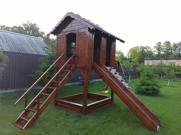 Children's Playground of Wood (014)