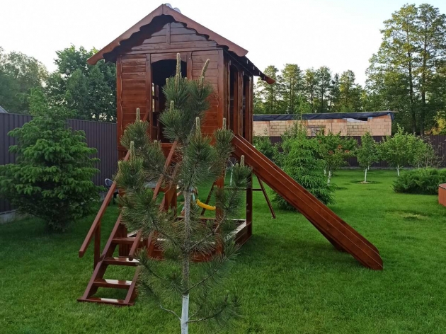 Children's Playground of Wood (014)