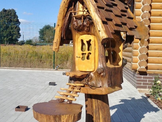 Декоративний будиночок-нічник