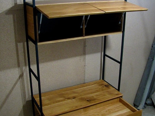 Oak shelving