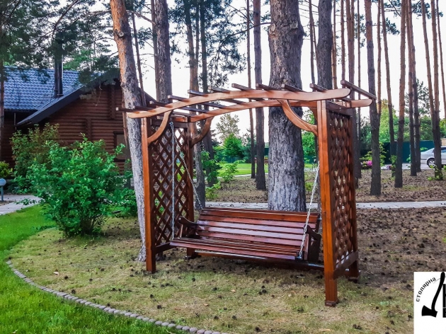 Гойдалка з дерева (0020)