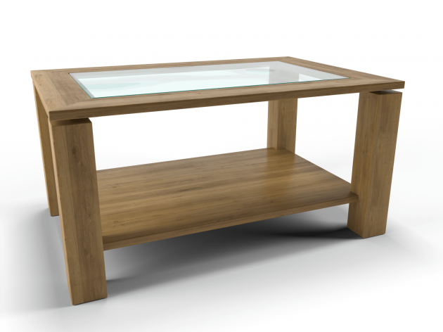 Coffee Table Quad glass