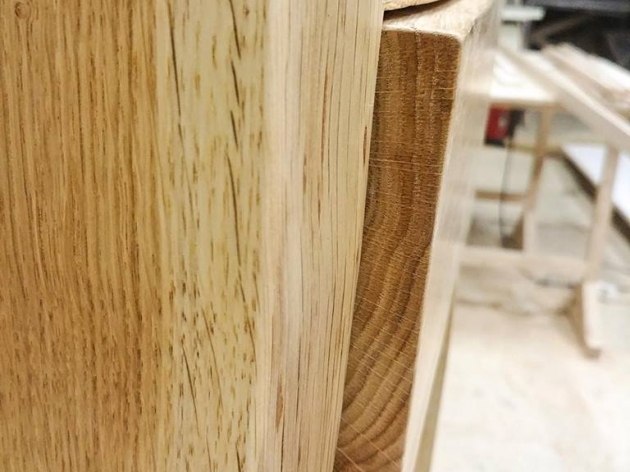 Bedside Table of Oak`s Solid