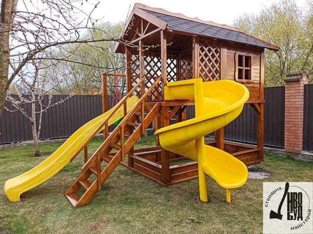Children's Playground of Wood (012)