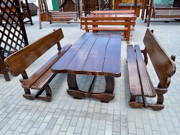 Комплект садових меблів Ведмідь (прямокутний)