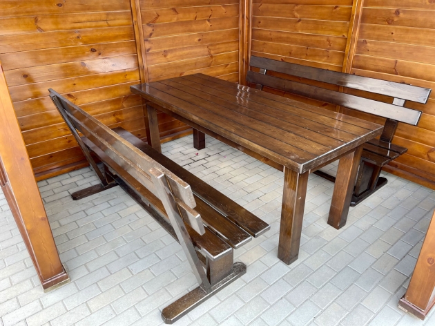 Set of garden furniture (dark)