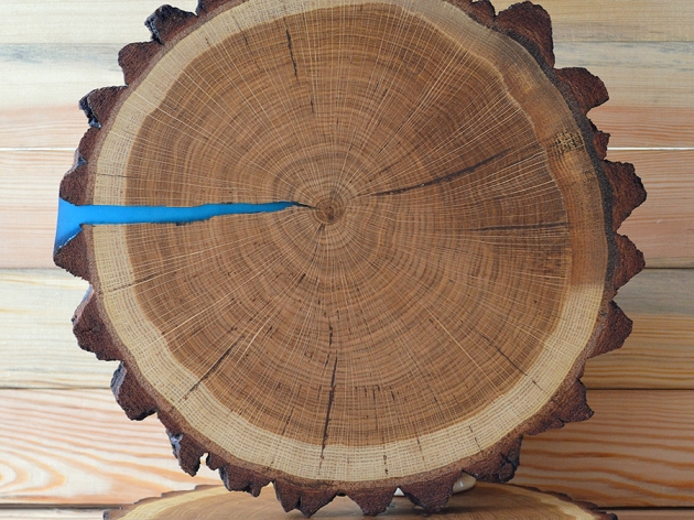 OAK BOARDS FOR SERVING DISHES