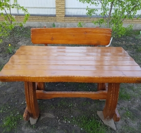 Table with bench Bear