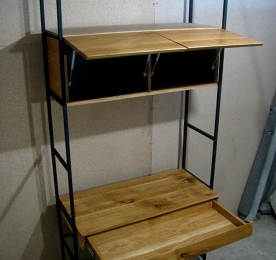 Oak shelving