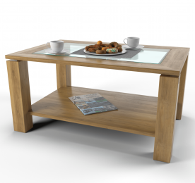 Coffee Table Quad glass