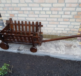 Візок із дерева (0033)