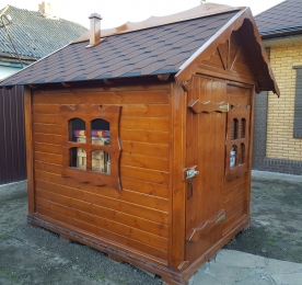 Дитячий будиночок із дерева (0137)