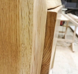 Bedside Table of Oak`s Solid
