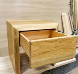 Bedside Table of Oak`s Solid