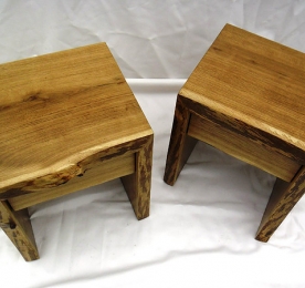 Bedside Table of Oak`s Solid