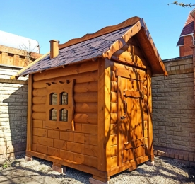 Дитячий будиночок із дерева (0136)