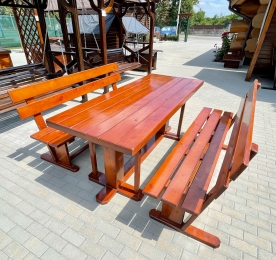 Комплект садових меблів (світлий)