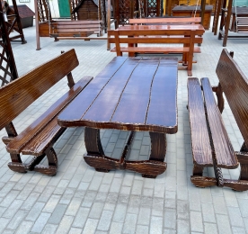 Комплект садових меблів Ведмідь (прямокутний)