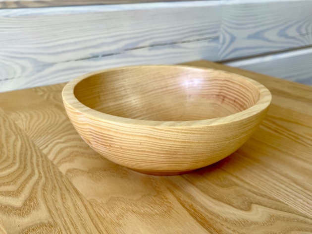 Soup bowl of natural wood (W 011)