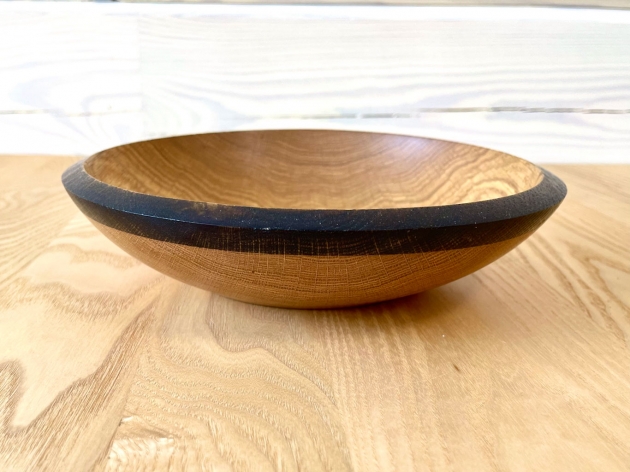 Toned plate of natural wood (W 012)